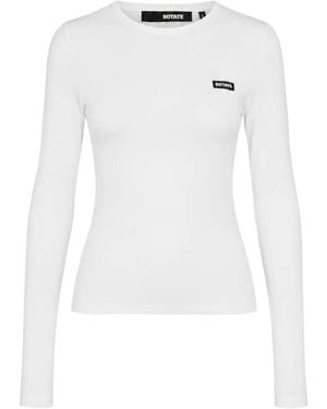 ROTATE BIRGER CHRISTENSEN Long-Sleeve T-Shirt Bright - White