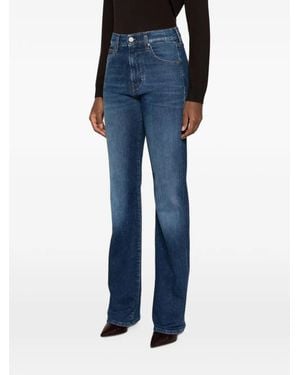 Jacob Cohen Faded-Finish Straight-Leg Jeans - Blue