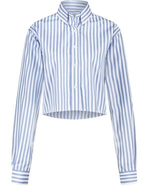 Paramidonna Camisa Ida a rayas - Azul