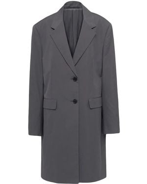 Prada Cappotto Monopetto - Grigio