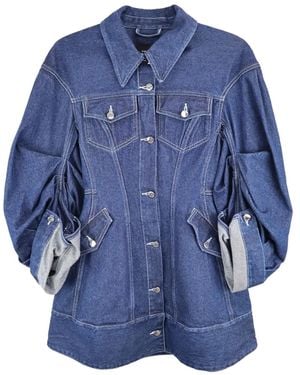 Simone Rocha Denim Jack - Blauw