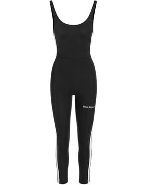 Palm Angels Logo Active Track Jumpsuit - Black
