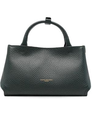 Gianni Chiarini Amal Pebbled-Leather Tote Bag - Black