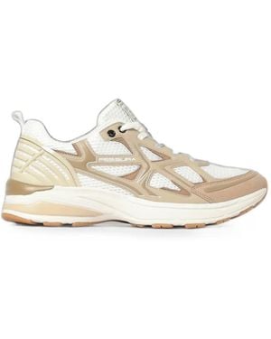 Fessura City 01 Mesh-Panel Trainers - White