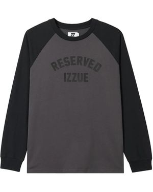 Izzue Cotton Long-sleeve T-shirt - Black