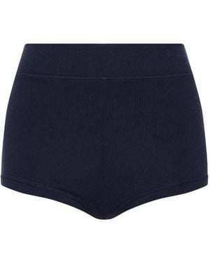 The Upside Fox Ribbed Shortie - Blue