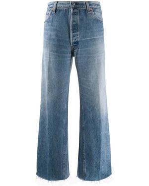 RE/DONE Jeans crop - Blu