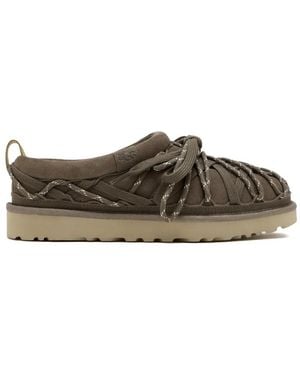 UGG Woven Lace-Up Sandal - Grey