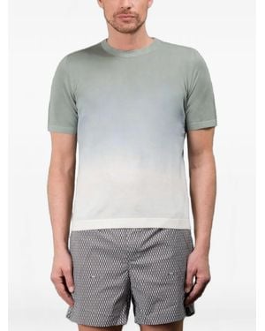 Moorer Jude Gradient-Dye T-Shirt - Grey