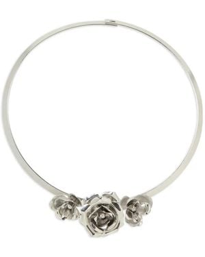 Jennifer Behr Rosalba Floral Collar Necklace - White