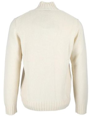 Ballantyne Wool Jumper - White