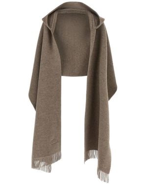 Brunello Cucinelli Bufanda Con Capucha - Neutro