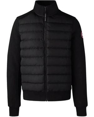 Canada Goose Quilted Ribbed-trim Jacket - ブラック