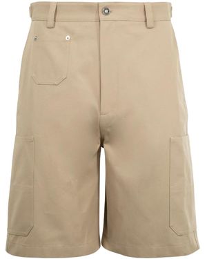 Givenchy Logo Cargo Shorts - Natural