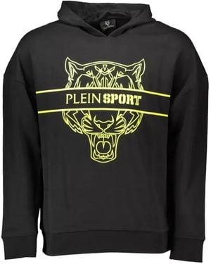 Philipp Plein Tiger-Print Hoodie - Black