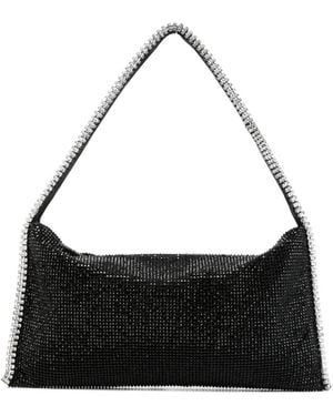Benedetta Bruzziches La Grande Your Best Friend Embellished Shoulder Bag - Black