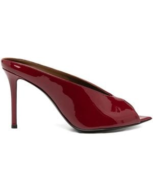 Giuseppe Zanotti ピープトゥ パンプス 80mm - レッド