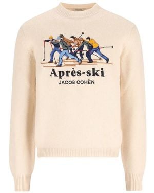 Jacob Cohen Bestickter Pullover - Weiß