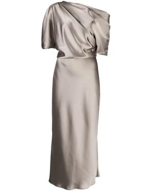 Amsale Schulterfreies Kleid - Natur