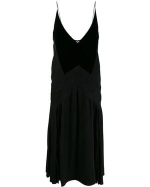Givenchy Flared Slip Dress - Black