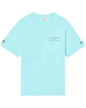 MC2 Saint Barth Portofino Embroidered T-Shirt - Blue