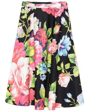 Moschino Floral Skirt - White