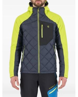 Karpos Quilted Hooded Jacket - Blue