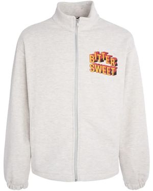 Tee Library Jacke Mit Grafischem Print - Weiß