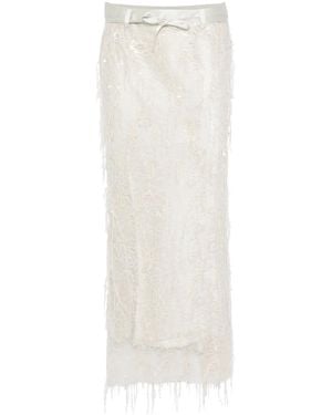 Christopher Esber Ivy Midi Skirt - White