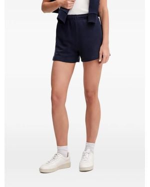 Lacoste Embroidered-Logo Shorts - Blue