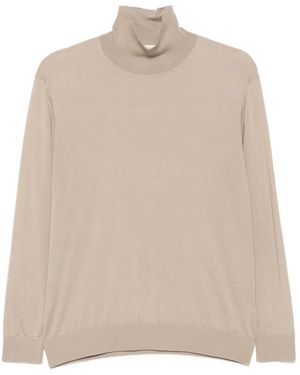 The Row Orly High-Neck Sweater - Natural