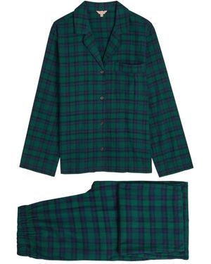 Eberjey Pijama A Cuadros Tartán - Verde