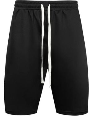 UNTITLED ARTWORKS Baggy-Shorts Mit Kordelzug - Schwarz