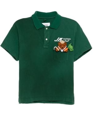 Doublet My Workwear Bear Polo Shirt - Green