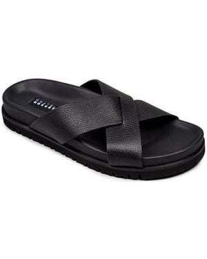 Fratelli Rossetti Crossover-Strap Sandals - Black