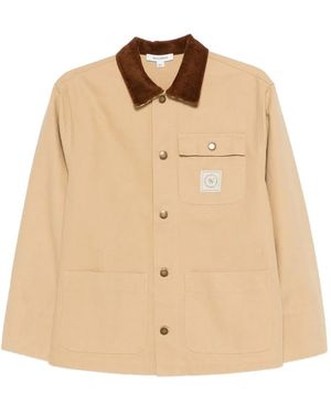 Sporty & Rich Gaia Corduroy-Collar Jacket - Natural