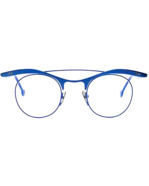 L.A. EYEWORKS Gafas Con Montura Redonda - Azul