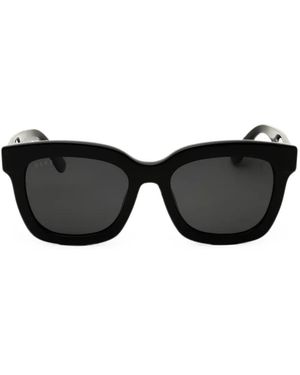 DIFF Rectangle-Frame Sunglasses - Black
