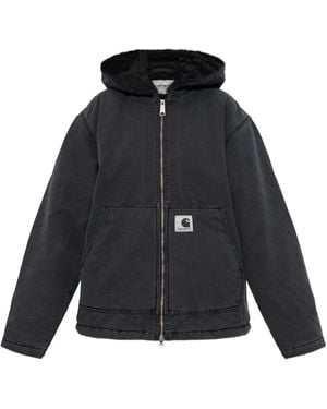 Carhartt Zip-Up Hooded Jacket - Black