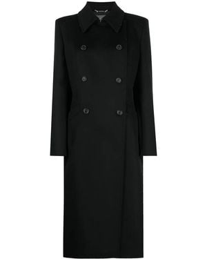 Alberta Ferretti Structured Capospalla With Clean Silhouette And Minimal Detailing - Black