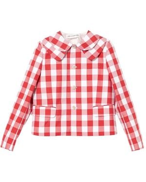Comme des Garçons Gingham Collared Jacket