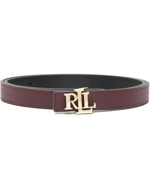 Ralph Lauren "Rev Lrl 20" Belt Skinny - White