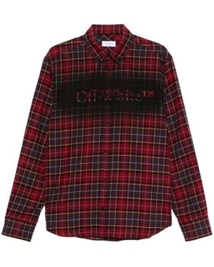 Off-White c/o Virgil Abloh Overhemd Met Logoprint - Rood
