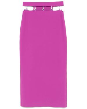 Patrizia Pepe Crepe Skirt - Pink
