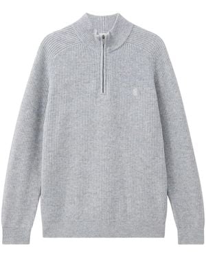 Pringle of Scotland Pullover mit Zopfmuster - Grau