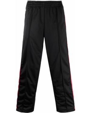 Vetements Straight-Leg Track Trousers - Black