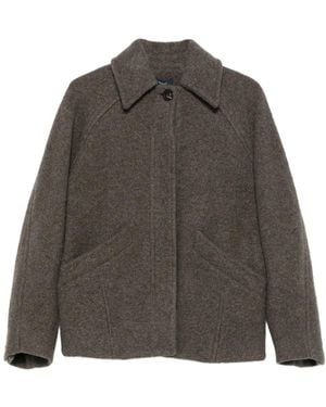 Soeur Buttoned Jacket - Gray