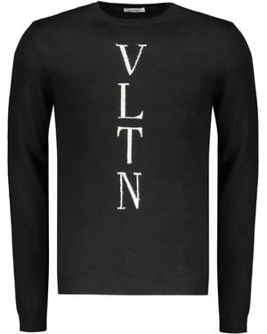 Valentino Garavani クルーネック セーター - ブラック