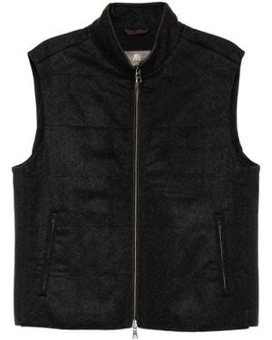 N.Peal Cashmere Belgravia Gilet - Black