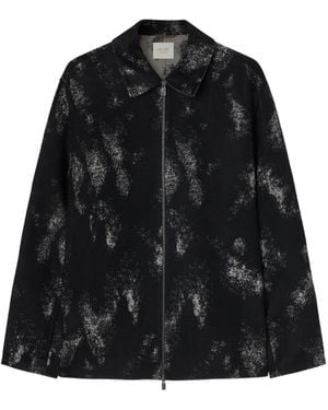 RETORI Leather-Trim Jacket - Black